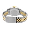 Back View Of Solid Back Case And Closed Stainless and Solid Gold Band Of Rolex 16013 Watch Pre Owned Condition