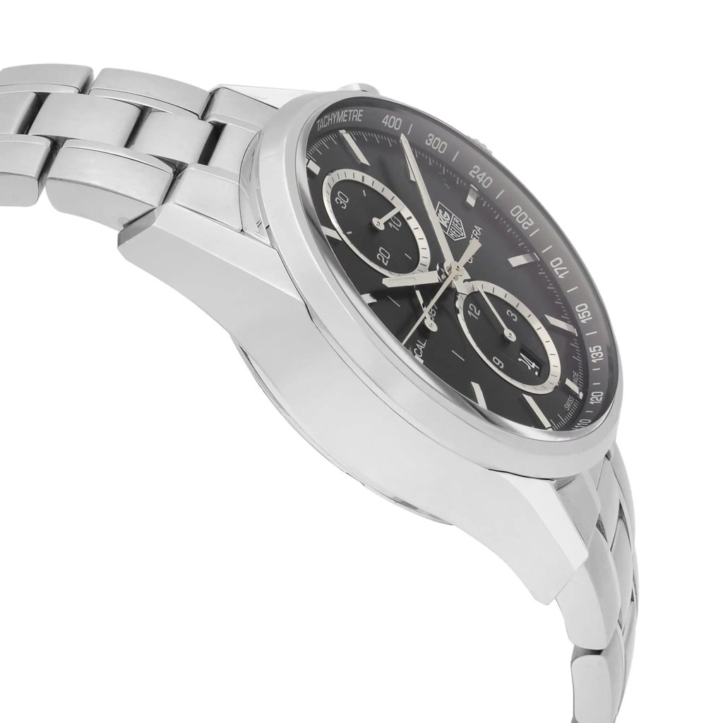 View Of Opposite Crown Facing Side Of TAG Heuer CAR2110.BA0720 Stainless Steel Watch Pre Owned Condition