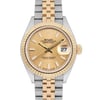Up Close Front Facing Picture Of Rolex 279173 chij Stainless Steel Watch Pre Owned Condition