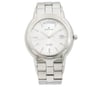 Front Full View Of Edox 83001 Stainless Steel Watch Pre Owned Condition {Product Condition}