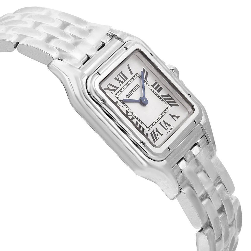 View Of Opposite Crown Facing Side Of Cartier WSPN0007 Stainless Steel Watch Unworn Condition