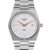Up Close Front Facing Picture Of Tissot T137.410.11.031.00 Stainless Steel Watch Pre Owned Condition