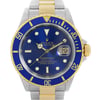 Up Close Front Facing Picture Of Rolex 16613 Stainless Steel Watch Pre Owned Condition