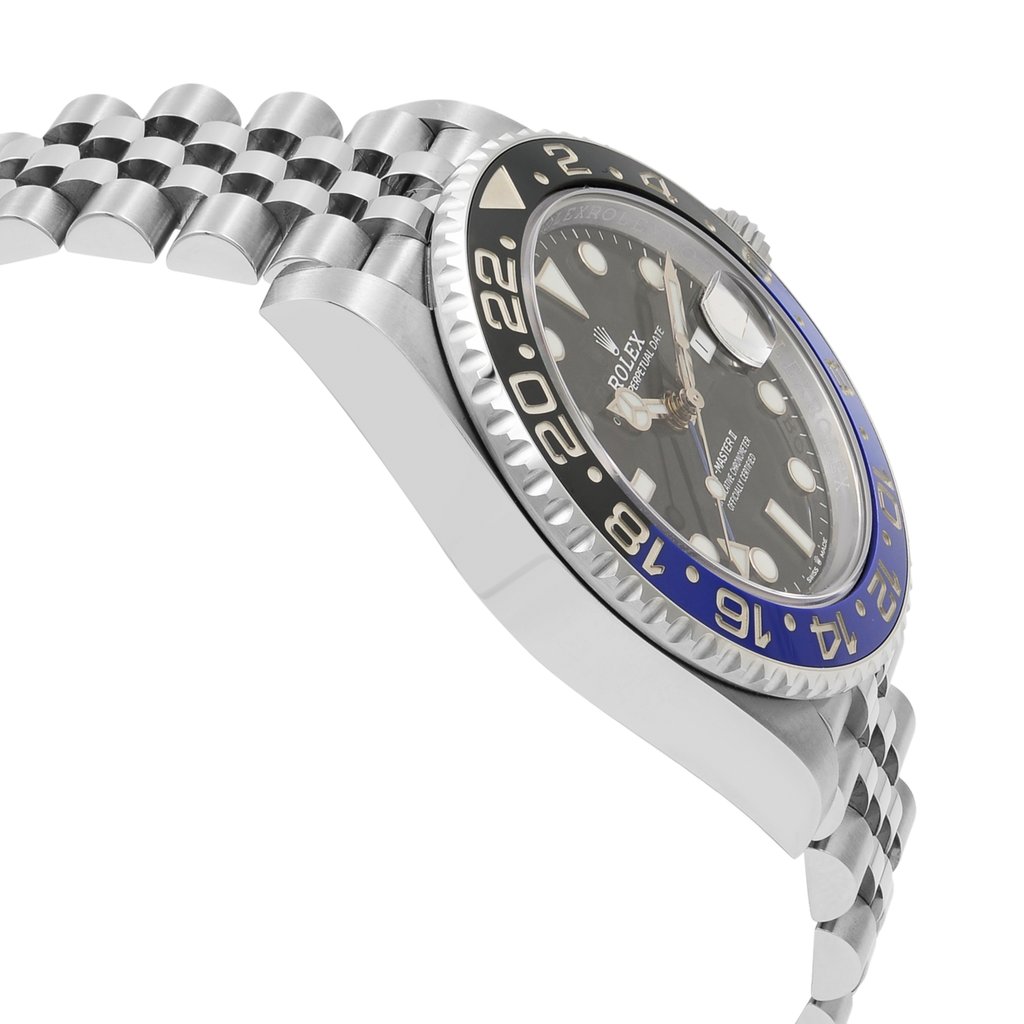 View Of Opposite Crown Facing Side Of Rolex 126710BLNR Stainless Steel Watch Unworn Condition