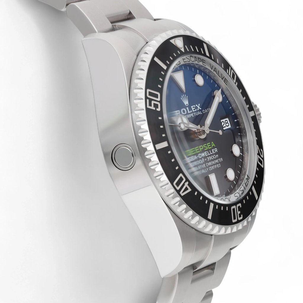 View Of Opposite Crown Facing Side Of Rolex 126660 Stainless Steel Watch Pre Owned Condition