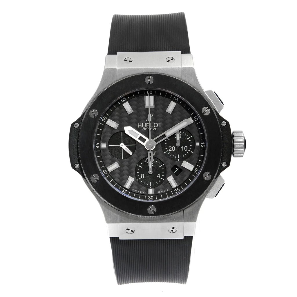Front Full View Of Hublot 301.SM.1770.RX Stainless Steel Watch Display Model Condition Excellent