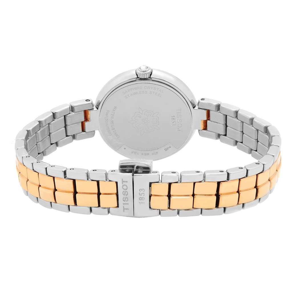 Back View Of Solid Back Case And Closed Stainless Steel Band Of Tissot T094.210.22.111.00 Watch Display Model Condition