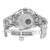 An image of a Wristwatch by Tissot. This Pre Owned item is designed for Men, featuring a Casual style. It has a Mechanical (Automatic) movement and an Analog display with a White dial color. The indices include 12-Hour Dial,Baton Indexes,Seconds Hand. The band is made of Stainless Steel and the case is made of Stainless Steel. The watch has a Round shape with a case size of 43 mm and a case thickness of 15 mm.