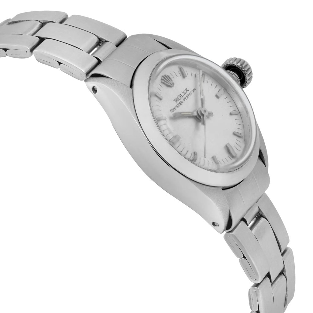 View Of Opposite Crown Facing Side Of Rolex 6917 {Case Material} Watch Pre Owned Condition