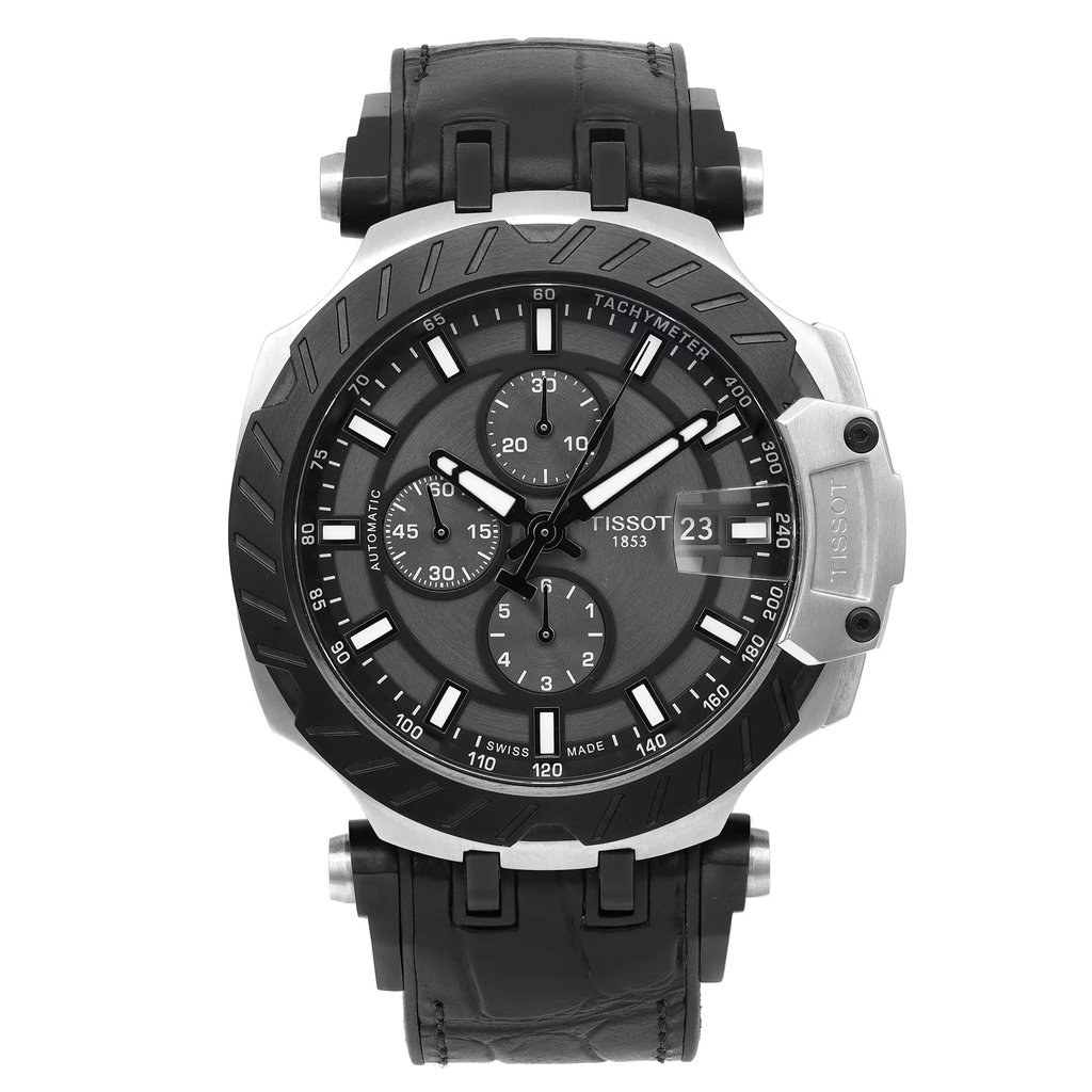 Front Full View Of Tissot T115.427.27.061.00 Stainless Steel Watch Display Model Condition {Product Condition}