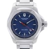 Up Close Front Facing Picture Of Victorinox 241724.1 Stainless Steel Watch Display Model Condition