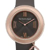 Up Close Front Facing Picture Of Van Cleef & Arpels VCARN01400 Rose Gold Watch Pre Owned Condition
