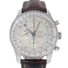 Up Close Front Facing Picture Of Breitling A24322 Stainless Steel Watch Pre Owned Condition