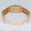 Back View Of Screwback Back Case And Open Yellow Gold Band Of Cartier 1740 Watch Pre Owned Condition