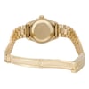 Back View Of Solid Back Case And Open Yellow Gold Band Of Rolex 6927 Watch Pre Owned Condition