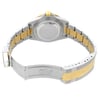 Back View Of Solid Back Case And Open Stainless Steel,Gold Band Of Rolex 16613LN Watch Pre Owned Condition
