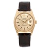 Front Full View Of Rolex 1601 Yellow Gold Watch Pre Owned Condition Good