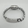 Back View Of Solid Back Case And Closed Stainless Steel Band Of Rolex 79174 Watch Pre Owned Condition