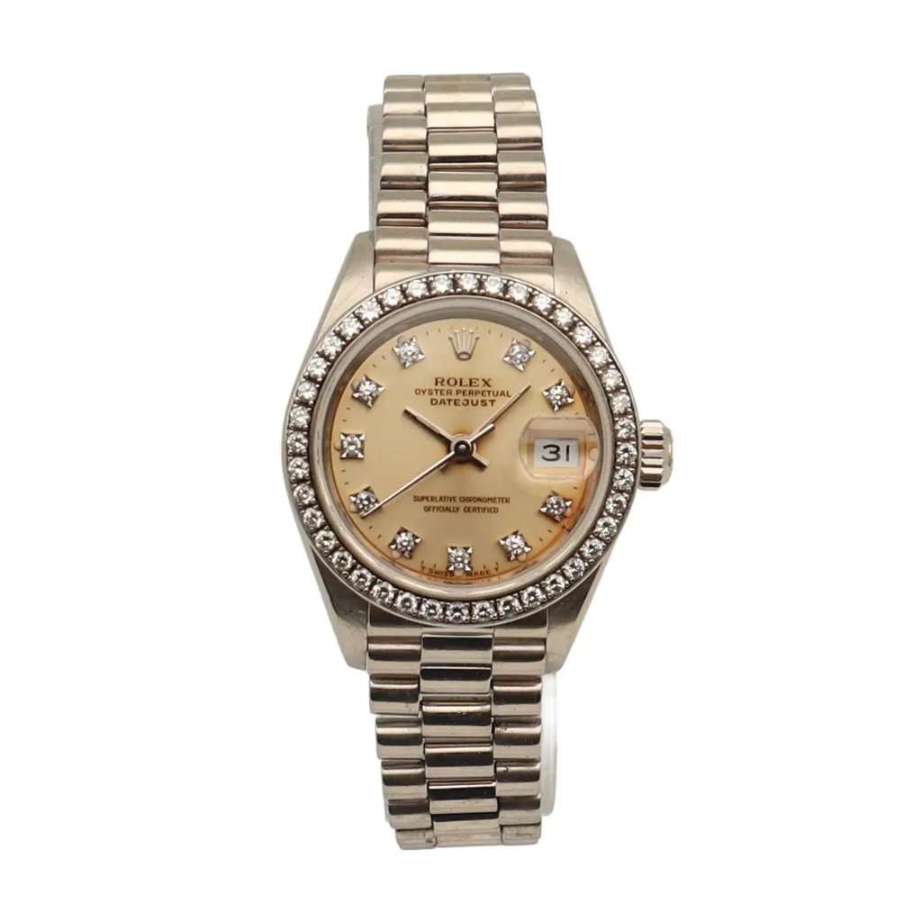 1st image of Rolex  President Datejust Wristwatch, PreOwned condition