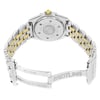 Back View Of {Caseback} Back Case And Open Stainless and Solid Gold Band Of Breitling B52045.1 Watch Pre Owned Condition