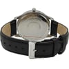 An image of a Wristwatch by Hanowa. This Unworn item is designed for Men, featuring a Casual style. It has a Quartz movement and an Analog display with a Black dial color. The indices include 12-Hour Dial,Stick Indexes. The band is made of Leather and the case is made of Stainless Steel. The watch has a Round shape with a case size of 40 mm and a case thickness of 8 mm.
