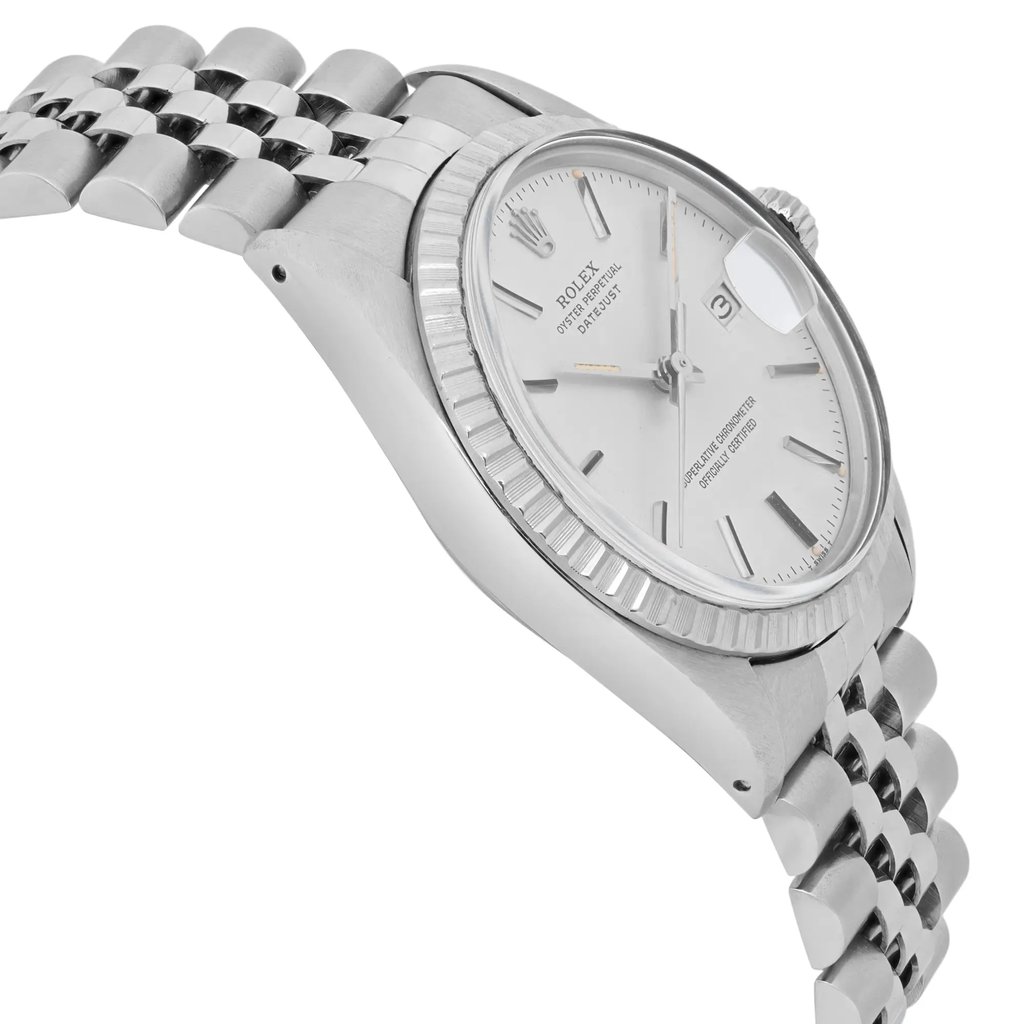 View Of Opposite Crown Facing Side Of Rolex 16030 Stainless Steel Watch Pre Owned Condition