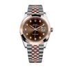 Front Full View Of Rolex M126301-0004 Stainless Steel Watch Unworn Condition {Product Condition}