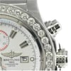 Up Close Front Facing Picture Of Breitling A1337011/A660-135A Stainless Steel Watch Pre Owned Condition