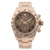 Front Full View Of Rolex 116505 Rose Gold Watch Pre Owned Condition {Product Condition}