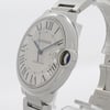 View Of Crown Facing Side Of Cartier W69012Z4 Stainless Steel Watch Pre Owned Condition