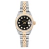 Front Full View Of Rolex 69173 Stainless Steel Watch Pre Owned Condition Good