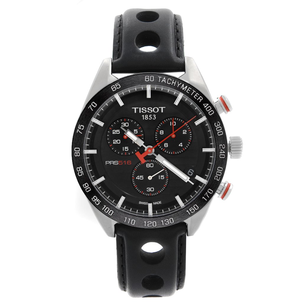 Front Full View Of Tissot T100.417.16.051.00 Stainless Steel Watch New With Defects Condition {Product Condition}