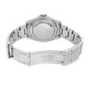 Back View Of Screwback Back Case And Open Stainless Steel Band Of Rolex 16570 Watch Pre Owned Condition