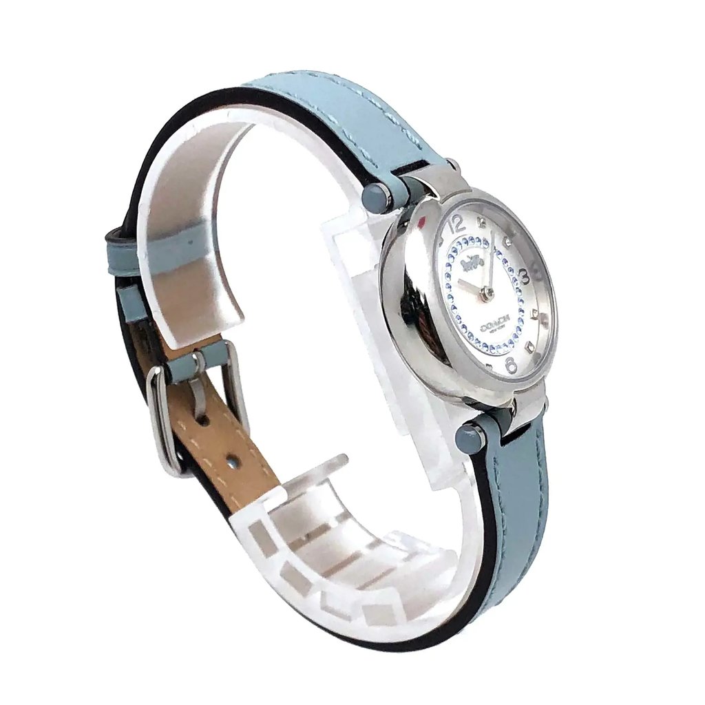 View Of Opposite Crown Facing Side Of Coach 14503895 Stainless Steel Watch Pre Owned Condition