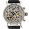 Up Close Front Facing Picture Of Chronoswiss CH 7520 S Platinum Watch Pre Owned Condition