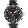 Up Close Front Facing Picture Of Tissot T1256171605100 Stainless Steel Watch Display Model Condition
