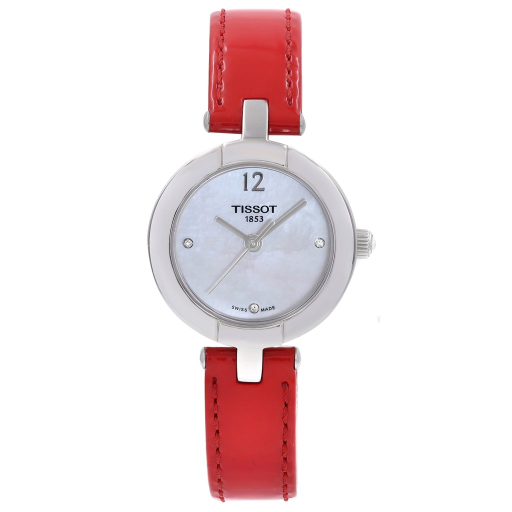Front Full View Of Tissot T084.210.16.116.00 Stainless Steel Watch New With Defects Condition {Product Condition}