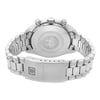 Back View Of Snap Back Case And Closed Stainless Steel Band Of OMEGA 3510.50.00 Watch Pre Owned Condition