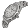 View Of Crown Facing Side Of Audemars Piguet 15400ST {Case Material} Watch Pre Owned Condition