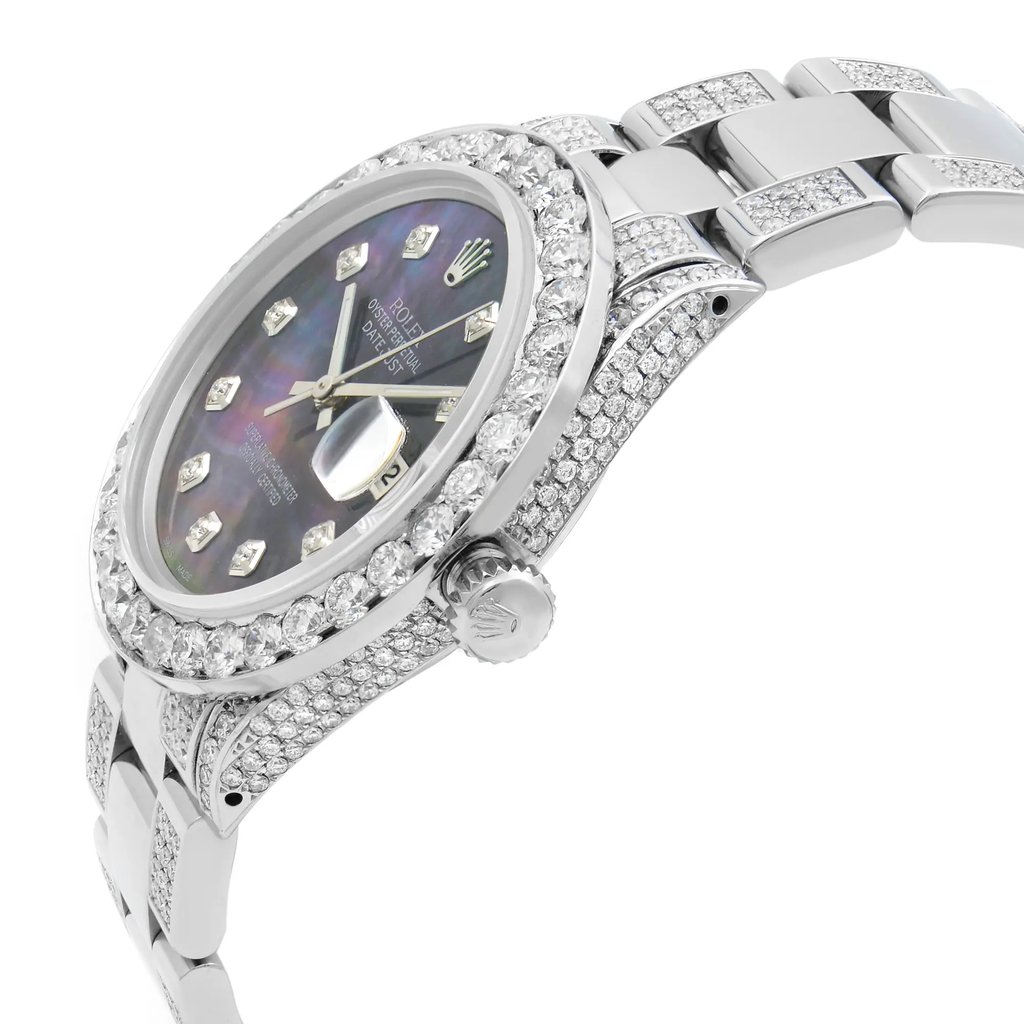 View Of Crown Facing Side Of Rolex 16030 Stainless Steel Watch Pre Owned Condition