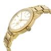 View Of Crown Facing Side Of Tory Burch TB1200 Stainless Steel Watch Pre Owned Condition