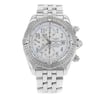 Front Full View Of Breitling A1335611/A573-SS Stainless Steel Watch Pre Owned Condition {Product Condition}