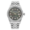 Front Full View Of Rolex 16220 Stainless Steel Watch Pre Owned Condition {Product Condition}