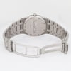 Back View Of Screwback Back Case And Open Stainless Steel Band Of Audemars Piguet Royal Oak Watch Pre Owned Condition