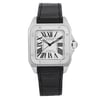 Front Full View Of Cartier 2878 Stainless Steel Watch Pre Owned Condition Good