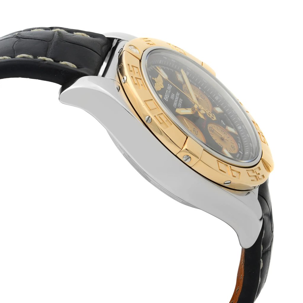 View Of Opposite Crown Facing Side Of Breitling CB014012/BA53-729P Stainless Steel Watch Pre Owned Condition