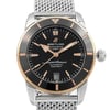 Up Close Front Facing Picture Of Breitling UB2010121B1A1 Stainless Steel Watch Unworn Condition