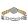 Back View Of {Caseback} Back Case And Open Stainless and Solid Gold Band Of Cartier 183964 Watch Pre Owned Condition