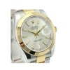 Up Close Front Facing Picture Of Rolex 126303 Stainless Steel Watch Pre Owned Condition