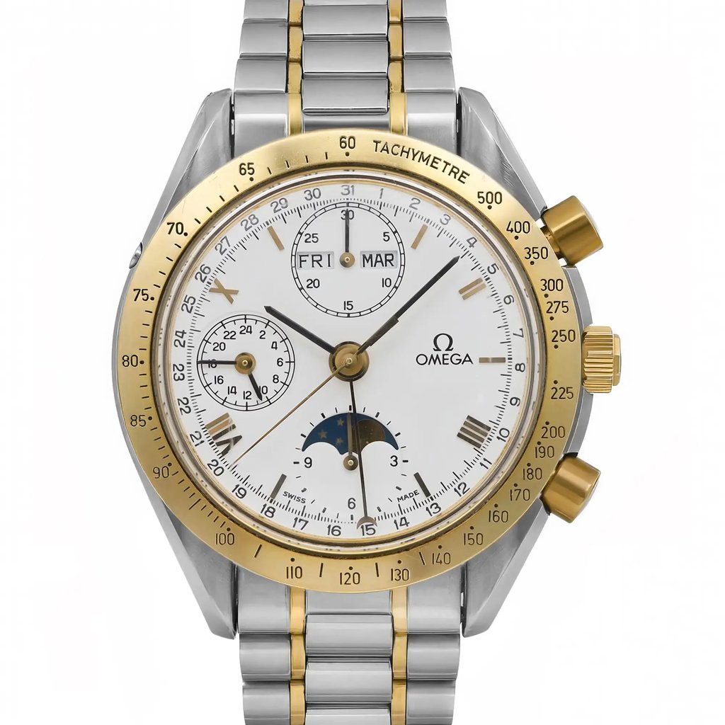 2nd image of OMEGA  Omega Speedmaster Triple Date Wristwatch, PreOwned condition